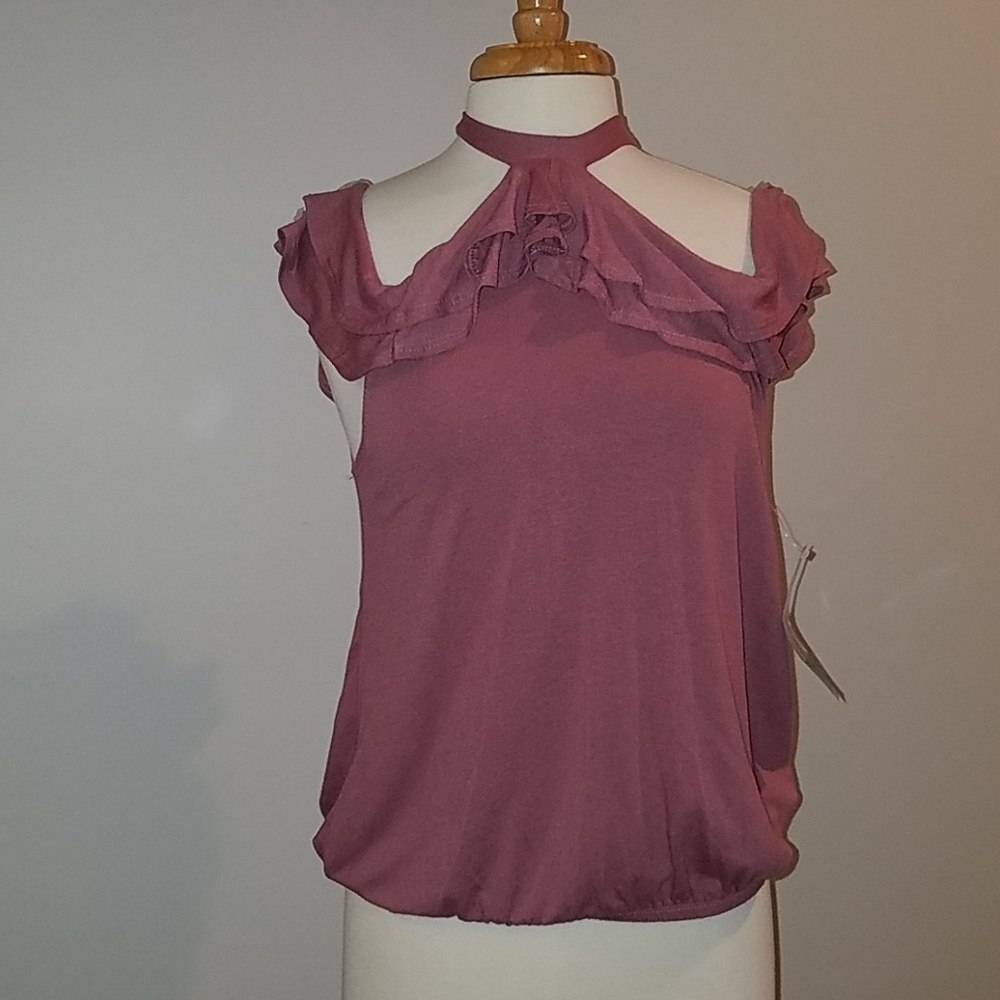 Dusty rose shirt NWT size s